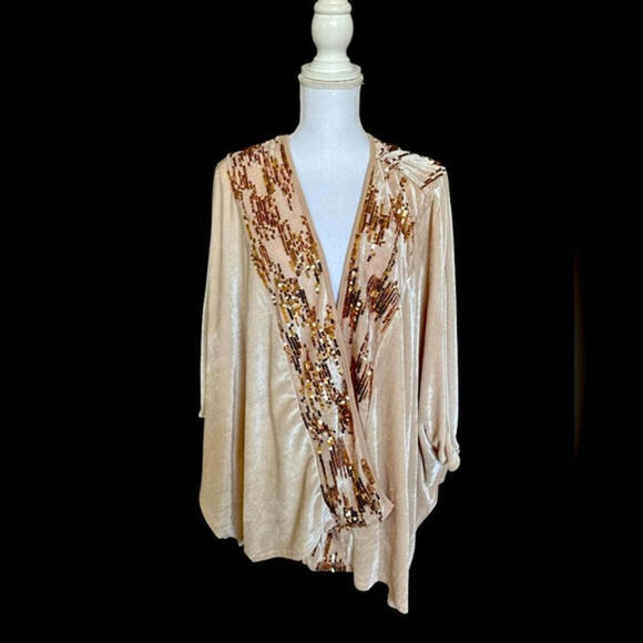 Marc New York Sweaters - Marc New York womens cardigan. One size fits all.  Tan Color New with tags